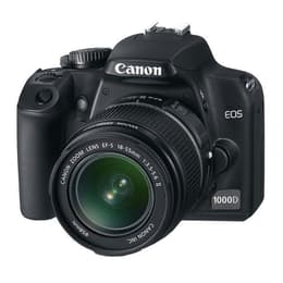 Yksisilmäinen peiliheijastuskamera EOS 1000D - Musta + Canon EF-S 18-55mm f/3.5-5.6 II f/3.5-5.6