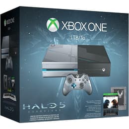 Xbox One 1000GB - Harmaa - Rajoitettu erä Halo 5: Guardians