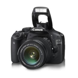 Yksisilmäinen peiliheijastuskamera EOS 550D - Musta + Canon Canon Zoom Lens EF-S 18 - 55 mm f/3.5-5.6 IS f/3.5-5.6 IS