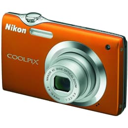 Kompaktikamera Coolpix S3000 - Oranssi + Nikon Nikkor Wide Optical Zoom Lens 27-108 mm f/3.2-5.9 f/3.2-5.9