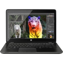 HP ZBook 14 14" Core i7 2.1 GHz - SSD 256 Gt RAM 16 GB AZERTY - Ranska