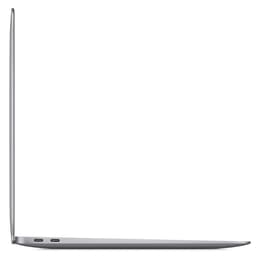 MacBook Air 13" (2020) - Applen M1 ‑siru jossa on 8-ytiminen prosessori ja 7-ytiminen näytönohjain - 8GB RAM - SSD 128GB - Tavallinen näyttö - QWERTY - Suomi