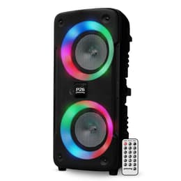 Enceinte Sonorisation Autonome sur batterie à LED - Pickering PANTHER P26 - 300W, Bluetooth USB SD, 4 modes Equaliseurs, Téléco Speaker Bluetooth - Musta