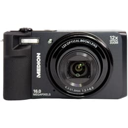 Kompaktikamera Life P44034 - Musta + Medion Medion 12x Optical Zoom Lens 4.3-51.6 mm f/3.1-6.3 f/3.1-6.3