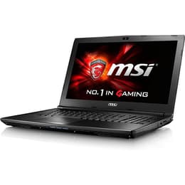 MSI GL62 6QF-1606FR 15" Core i5 2.3 GHz - HDD 1 TB - 8GB - NVIDIA GeForce GTX 960M AZERTY - Ranska