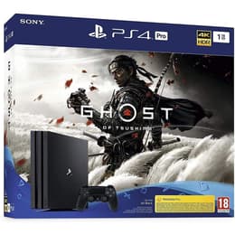 PlayStation 4 Pro 1000GB - Musta + Ghost of Tsushima