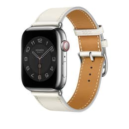 Apple Watch (2021) GPS + Cellular 45 mm - Ruostumaton teräs Hopea