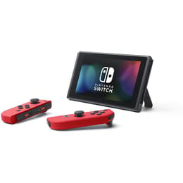 Switch 32GB - Punainen - Rajoitettu erä Super Mario Odyssey + Super Mario Odyssey