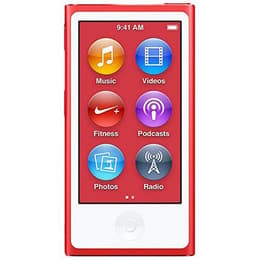 iPod Nano 7 MP3 & MP4-soitin & MP4 16GB - Punainen
