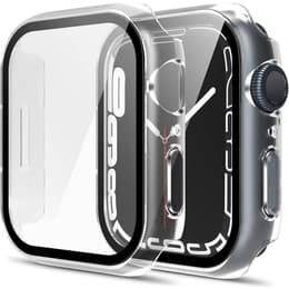 Kuori Apple Watch Series 7 - 41 mm - Muovi - Läpinäkyvä