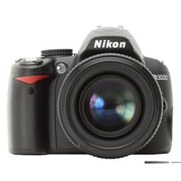 Yksisilmäinen peiliheijastus - Nikon D3000 Musta + Objektiivin Nikon AF-S DX Nikkor 18-70mm f/3.5-4.5G IF-ED