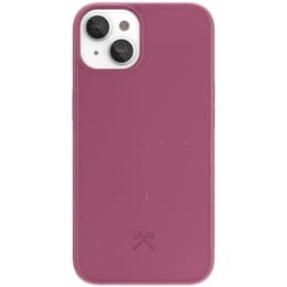 Kuori iPhone 13 mini - Luonnollinen materiaali - Punainen