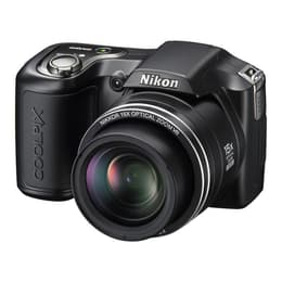 Puolijärjestelmäkamera Coolpix L100 - Musta + Nikon Nikkor 15x Optical Zoom VR 5.0-75.0mm f/3.5-5.4 f/3.5-5.4