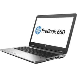 HP ProBook 650 G2 15" Core i5 2.4 GHz - SSD 128 GB - 8GB AZERTY - Ranska