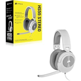 Corsair HS55 Kuulokkeet melunvaimennus gaming johdollinen mikrofonilla - Valkoinen