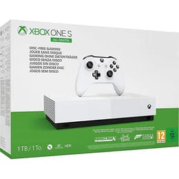 Xbox One S 1000GB - Valkoinen - Rajoitettu erä All Digital