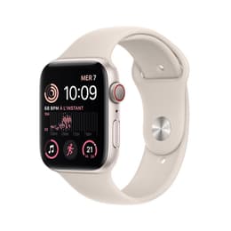 Apple Watch Series SE 2 (2022) GPS 40 mm - Alumiini Tähtivalkea - Sport band Tähtivalkea