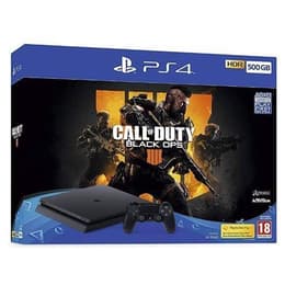 PlayStation 4 Slim 1000GB - Musta + Call of Duty: Black Ops 4