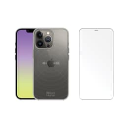 Back Market Kuori iPhone 13 Pro Max ja suojaava näyttö - GRS 4.0 Kierrätysmuovi - Läpinäkyvä