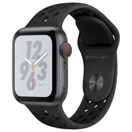 Apple Watch (Series 4) 2018 GPS + Cellular 40 mm - Alumiini Tähtiharmaa - Nike Sport band Harmaa