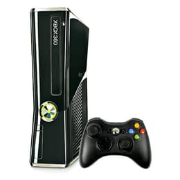 Konsoli Microsoft Xbox 360 Slim 4GB +1 Ohjain + Kinect + Kinect Adventures - Musta