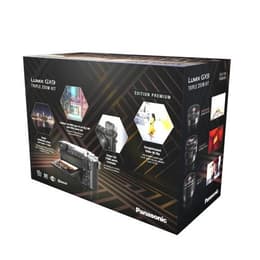 muu LUMIX GX9 TRIPLE ZOOM KIT - Musta