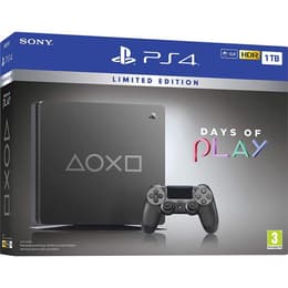 PlayStation 4 Slim 1000GB - Harmaa - Rajoitettu erä Days of Play