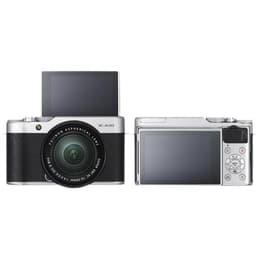 Hybridikamera - Fujifilm X-A10 Vain keholle Musta/Hopea