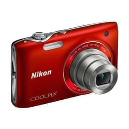 Kompaktikamera Coolpix S3100 - Punainen + Nikon Nikkor Wide Optical Zoom 26-130 mm f/3.2-6.5 f/3.2-6.5