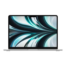 MacBook Air 13" (2022) - Applen M2 ‑siru jossa on 8-ytiminen prosessori ja 10-ytiminen näytönohjain - 16GB RAM - SSD 256GB - Tavallinen näyttö - QWERTY - Englanti