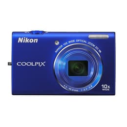Kompaktikamera Coolpix S6200 - Sininen + Nikon Nikkor f/3.2–5.6