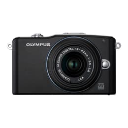 Hybridikamera PEN E-PM1 - Musta + Olympus M.Zuiko Digital 14-42mm f/3.5-5.6 f/3.5-5.6