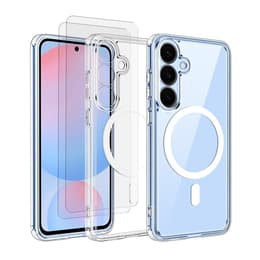 Kuori Galaxy S25 ja 2 suojakalvo - TPU - Läpinäkyvä