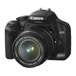 Yksisilmäinen peiliheijastuskamera EOS 450D - Musta + Canon Zoom Lens EF-S 18-55mm f/3.5-5.6 IS f/3.5-5.6 IS
