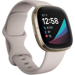 Kellot Cardio GPS Fitbit Sense GPS - Valkoinen
