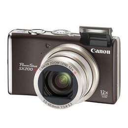 Kompaktikamera PowerShot SX200 IS - Ruskea + Canon Canon Zoom Lens 28-336 mm f/3.4-5.3 f/3.4-5.3