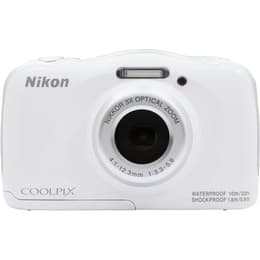Kompaktikamera Coolpix W100 - Valkoinen + Nikon Nikkor 3x Optical Zoom 30-90mm f/3.3-5.9 f/3.3-5.9
