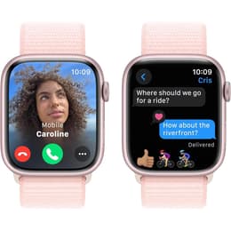 Apple Watch Series 9 (2023) GPS 41 mm - Alumiini Pinkki - Sport loop Pinkki