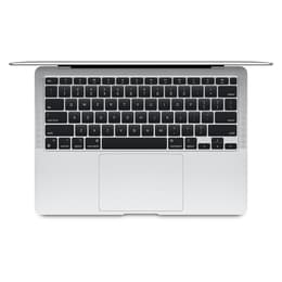 MacBook Air 13" (2020) - Applen M1 ‑siru jossa on 8-ytiminen prosessori ja 7-ytiminen näytönohjain - 8GB RAM - SSD 256GB - Tavallinen näyttö - QWERTY - Hollanti