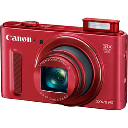 Canon PowerShot SX610HS - Punainen + Canon Zoom 18x 4,5-81mm f/3.8-6.9