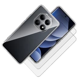 Kuori Redmi Note 15 ja 2 suojakalvo - TPU - Läpinäkyvä