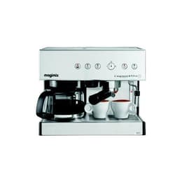 Espresso- kahvinkeitinyhdistelmäl Ilman kapselia Magimix 11423 Auto Chrome Mat L - Harmaa