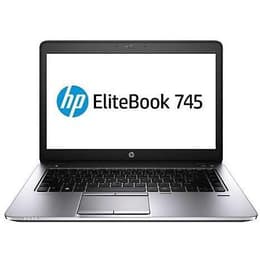Hp EliteBook 745 G2 14" A8 1.9 GHz - SSD 256 GB - 8GB QWERTY - Ruotsi