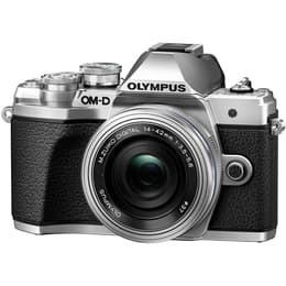 Hybridikamera OM-D E-M10 II - Musta/Hopea + Olympus M.Zuiko Digital 14-42mm 1:3.5-5.6 II R + M.Zuiko Digital ED 40-150mm F4-5.6 R f/3.5-5.6 + f/4-5.6