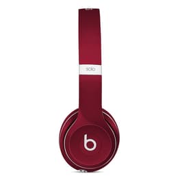 Beats Solo 2 Lux Edition Kuulokkeet melunvaimennus kiinteä mikrofonilla - Punainen