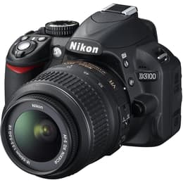 Yksisilmäinen peiliheijastuskamera D3100 - Musta + Nikon Nikon AF-S DX Nikkor 18-55 mm f/3.5-5.6G VR f/3.5-5.6G