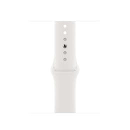 Apple Watch Series 6 (2020) GPS + Cellular 40 mm - Ruostumaton teräs Kulta- Sport band Valkoinen
