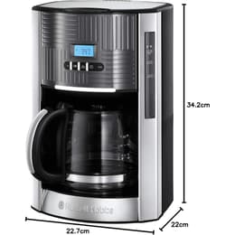 Kahvinkeitin Ilman kapselia Russell Hobbs 25270-56 1,5000L - Musta