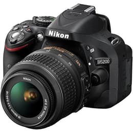Yksisilmäinen peiliheijastuskamera Nikon D5200 - Musta