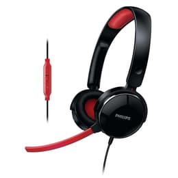 Philips SHG7210/10 Kuulokkeet gaming johdollinen mikrofonilla - Musta/Punainen